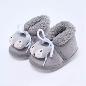 BABY Anti Slip Booties Grey